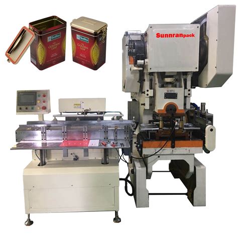 metal tin box making machine|tin can manufacturing line.